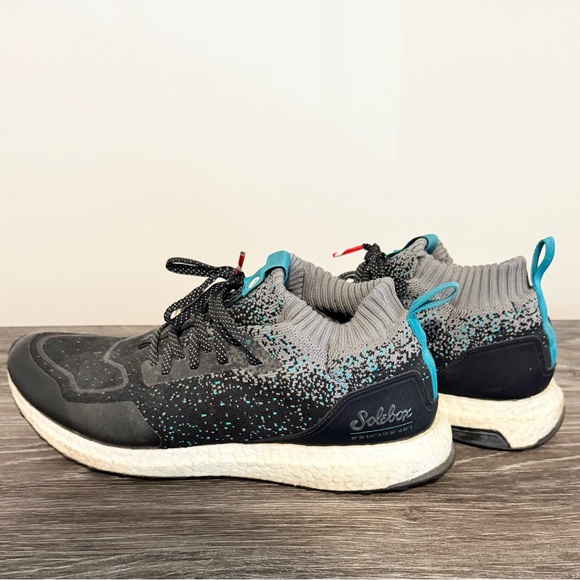 Solebox x Packer Shoes x adidas UltraBoost Mid 'Core Black Energy Blue’ - Picture 6 of 9